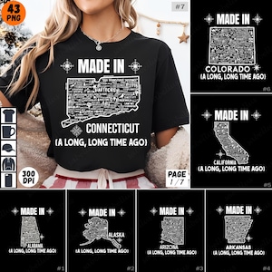 Symbol Cities PNG Bundle, Made In Alabama Digital Designs, State Home Sublimation, USA Shirt Designs, State Pride Clipart, Sublimation Files