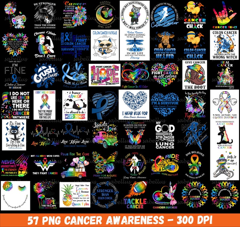 Cancer Awareness PNG - Shirt Design