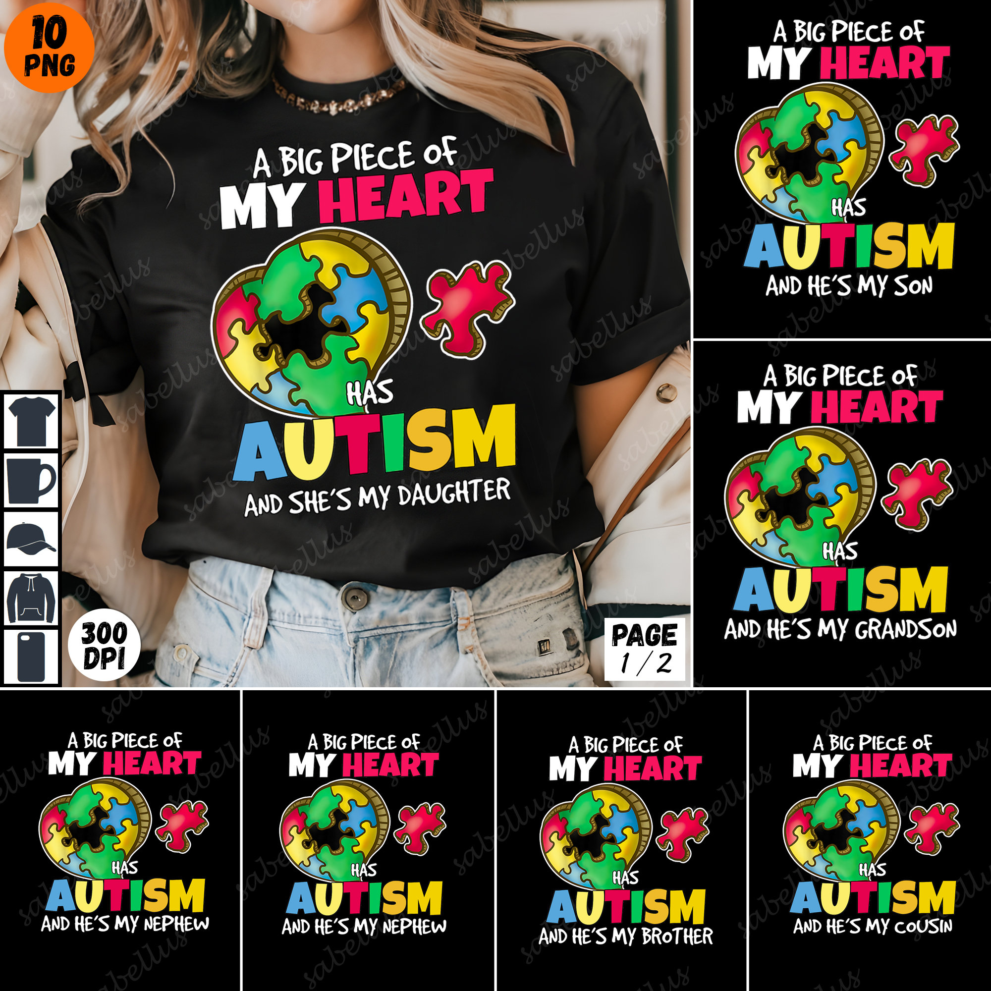 A Piece Of Heart Has Autism Awareness Shirt For Mom From Son A Piece Of Heart Has Autism Awareness Shirt For Mom From Son