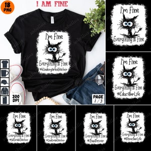 Cute Cat T Shirt, Funny Teacher Tee, First Grade Teacher, Second Grade Tee, Kindergarten Shirt, Preschool Teacher, School Counselor, SPED Teacher Shirt, Lunch Lady Shirt, Paraprofessional, Principal Shirt, Teacher Meme Shirt, School Social Worker