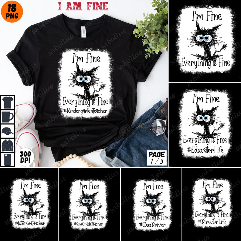 Cute Cat T Shirt, Funny Teacher Tee, First Grade Teacher, Second Grade Tee, Kindergarten Shirt, Preschool Teacher, School Counselor, SPED Teacher Shirt, Lunch Lady Shirt, Paraprofessional, Principal Shirt, Teacher Meme Shirt, School Social Worker