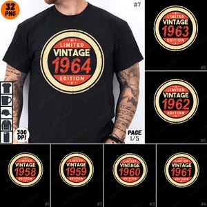 Vintage 1978 PNG, Limited Edition 1978 Design, Retro Birthday 1978, 1978 Shirt Art, Downloadable 1978 Graphic