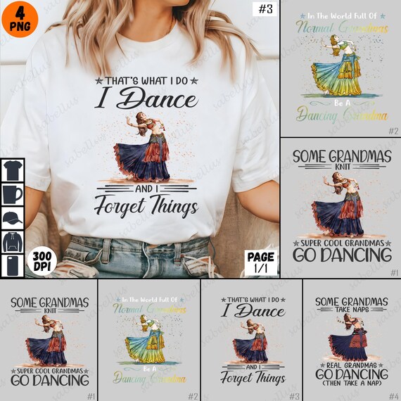 Funny Grandma Cool Grandma Shirts Dancing Grandma Shirt