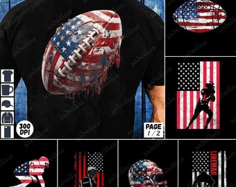 American Flag PNG, Football Helmet US Flag, Football Player Flag, American Football Lineman, Football Mom, Favorite Football Player Dad PNG