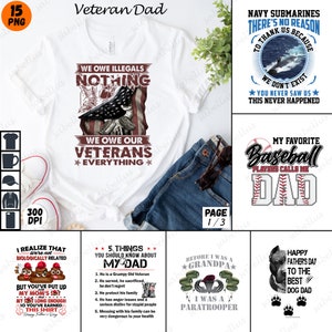 15 PNG Bundle Design Veteran Usa Military, Veteran Dad Png, Firefighter Veteran Tshirt PNG, Army Shirt Png, Patriotic Veteran Png