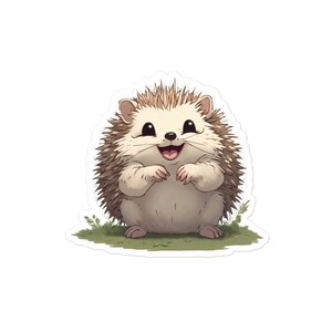 Button the Igel - Sticker