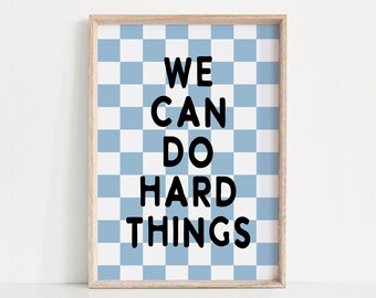 It's Cool to Be Kind Print, Checkerboard Playroom Wall Decor, Neutral Nursery Decor, Playroom Wall Decor, Toddler Kids Room Decor, Kids Art