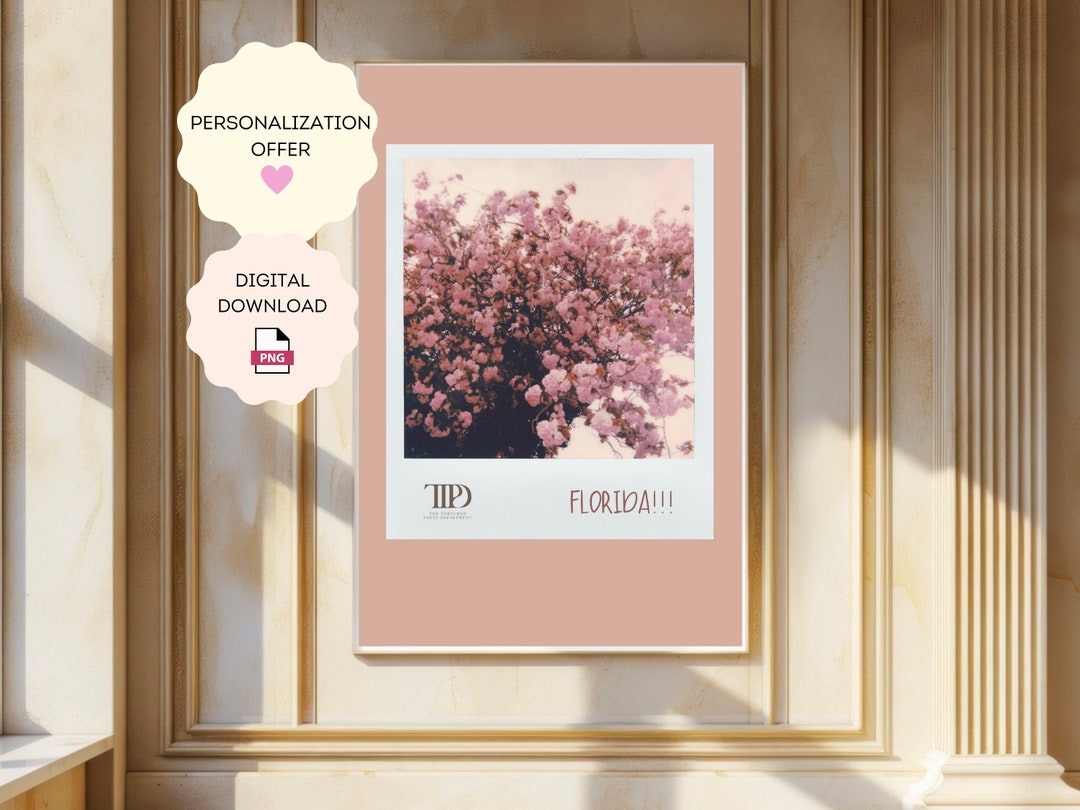 Florida TTPD Print, TTPD Florida Poster, Florida TTPD Poster, the