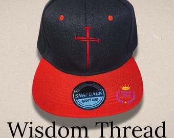 Gorra cristiana con cruz de 3 clavos / Gorra de béisbol con la fe / Gorra de papá con la cruz de Jesús / Regalo cristiano