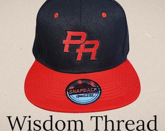 Gorra snapback personalizada bordada de Puerto Rico para él y para ella.