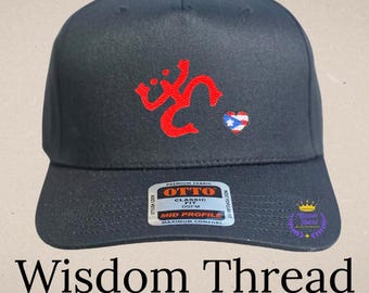 Gorra de béisbol Coquí Taíno bordada: Sombrero del Orgullo de Puerto Rico