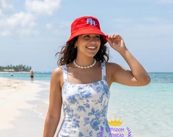 Embroidered Puerto Rico Bucket Hat – Custom Island Gift
