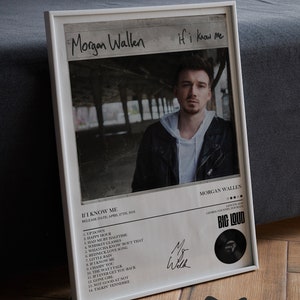 Morgan Wallen Album Cover Poster If I Know Me Album Cover Wallpaper