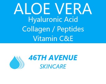 ALOE VERA Hyaluronic Acid-Collagen-peptides-Vitamin C & E