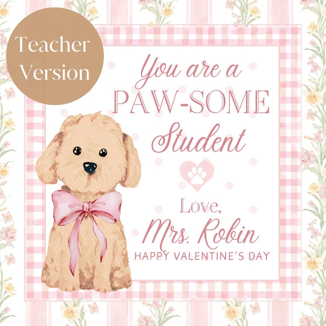 Printable Teacher Valentine's Day Cards for Class| School Valentine ...