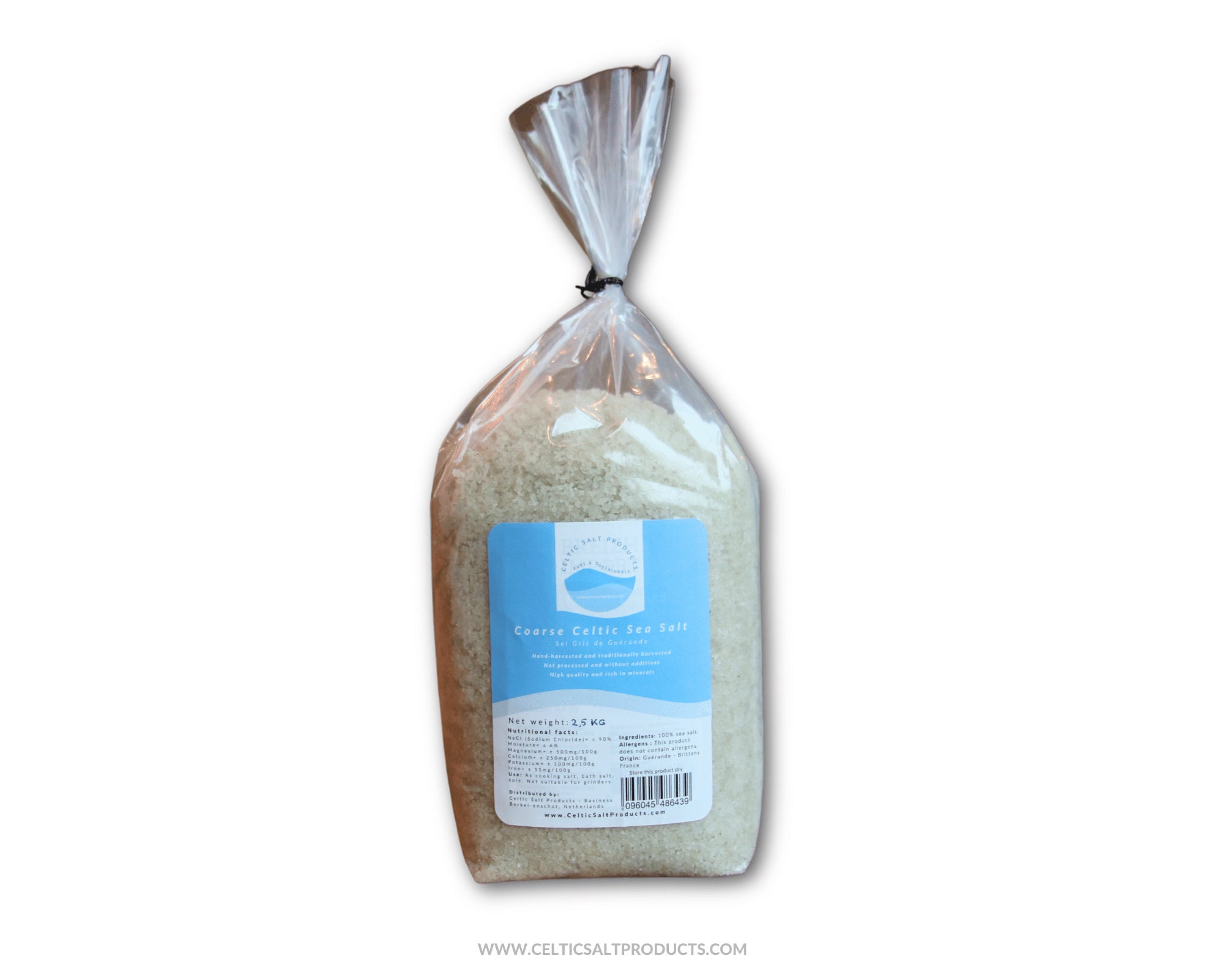 Organic Celtic Sel Gris Sea Salt (Coarse - 4 Oz Tube)