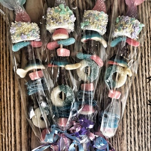 5+ XL Mermaid Theme Candy Kabobs Party Favors, Birthday Treat, Kids Party Favor, Candy Skewer, Candy, Kids Birthday; Gummies *FREE SHIPPING*