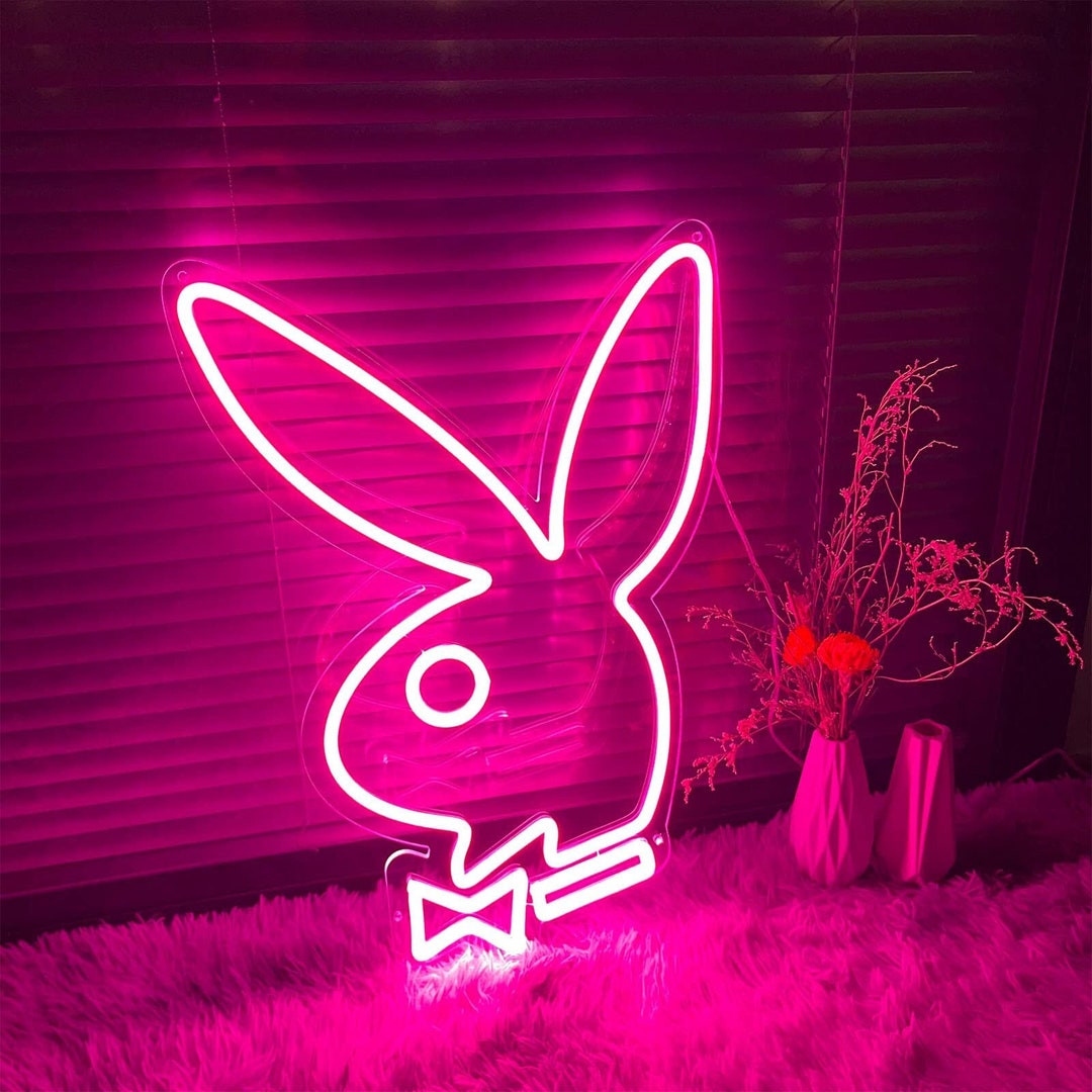 Playboy Neon Sign Neon Playboy Night Lamp Customized Playboy Sign - Etsy