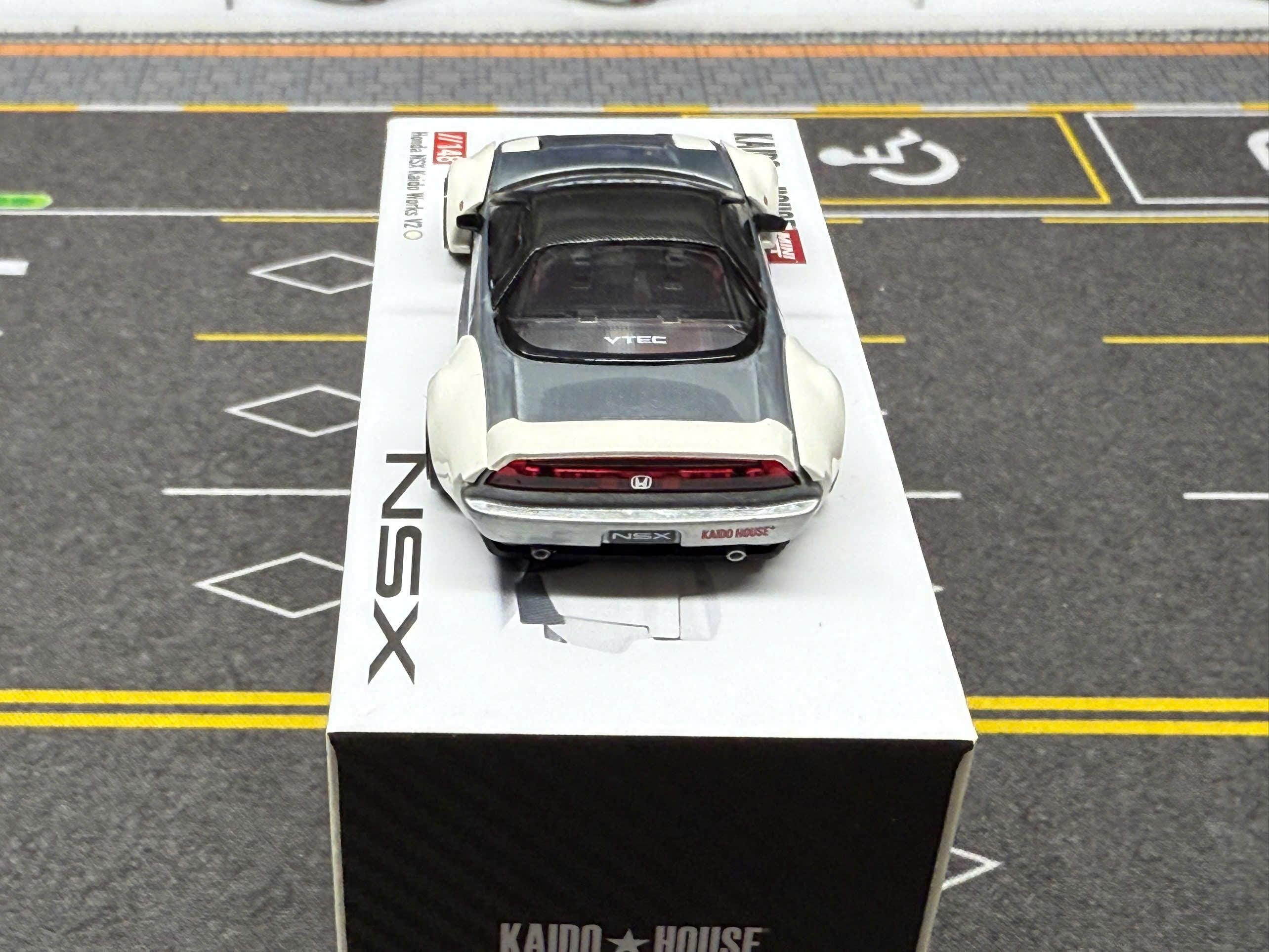 ミニカー MiniGT Kaido House R34 white NSX white Kaido House x Mini GT 1:64 Honda NSX (NA1) Kaido WORKS V2