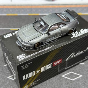 Mini GT X Kaido House R33 Carbon V1 Chase KHMG116 Diecast (+