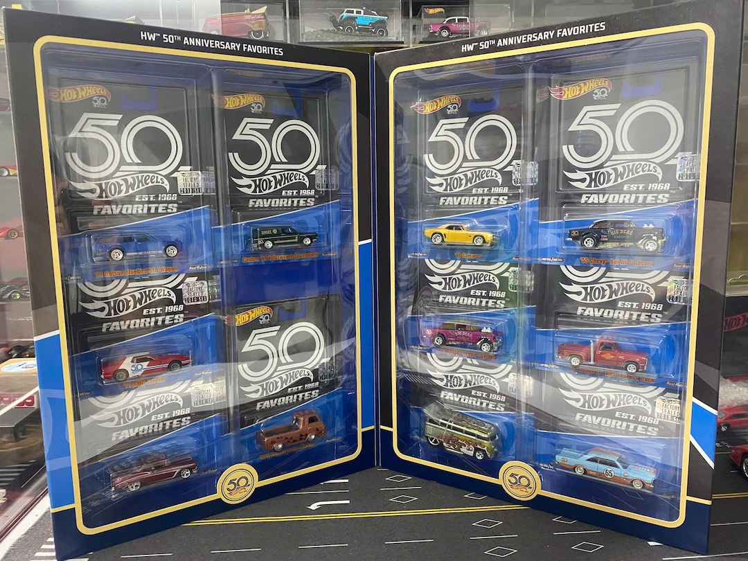 Hot Wheels 50th Anniversary Favorites Box Set Factory Sealed Rare