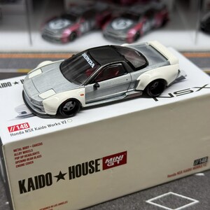 Mini GT x Kaido House NSX White Chase KHMG148 Diecast (+ Free