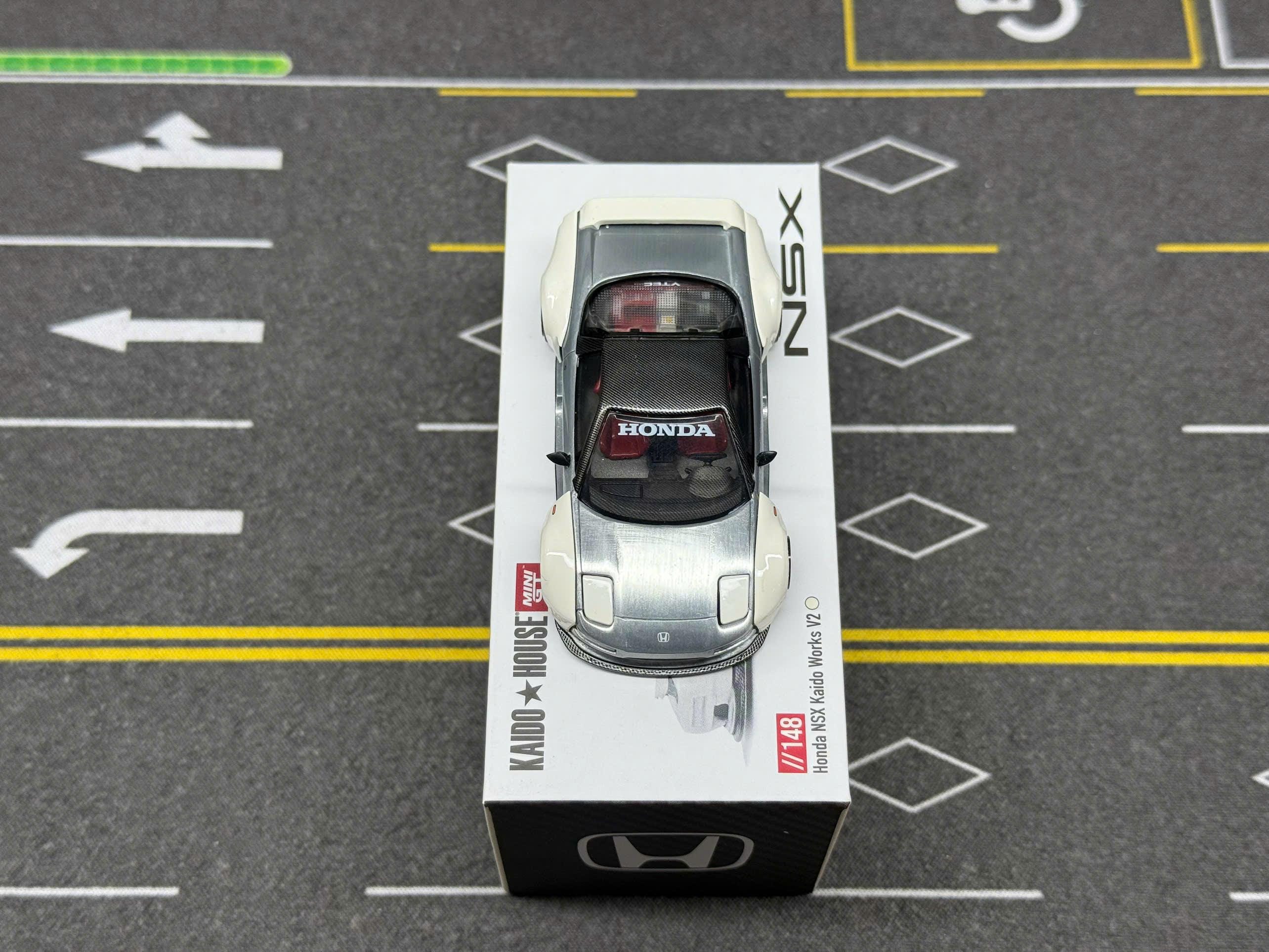 Mini GT X Kaido House NSX White Chase KHMG148 Diecast (+