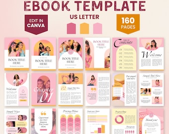 Retro eBook Template Canva, Coaching Workbook Template, Digital PDF Templates, Course Creator Template, Lead Magnet Canva Coaching Worksheet