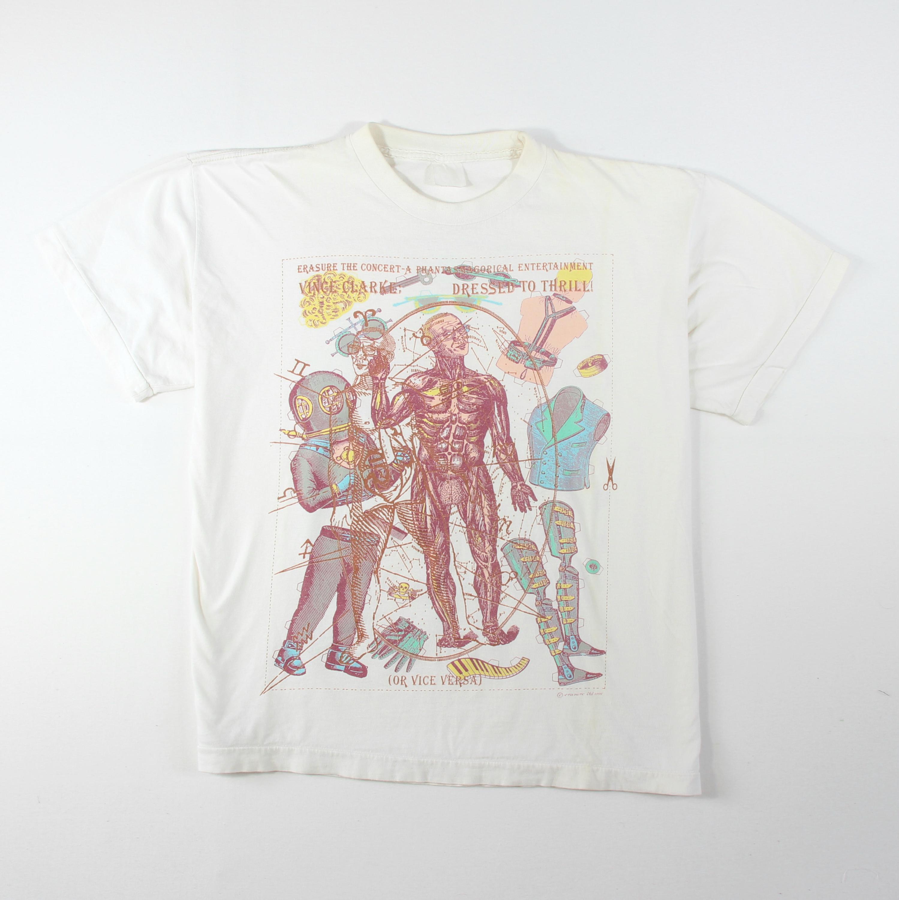 激レア イレイジャー（Erasure）1992年製ヴィンテージ Tシャツ - トップス