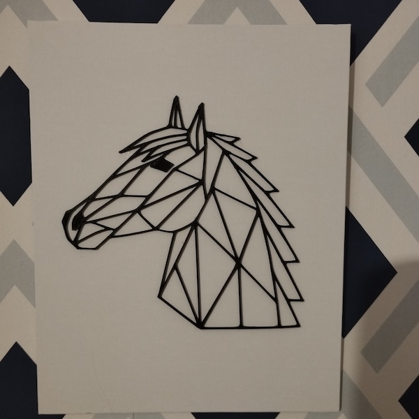 deco toile murale cheval