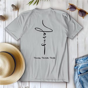 Women&#39;s T-Shirt &quot;Jesus&quot;, Aesthetic Christian T-Shirt, Christian Clothing, Christian Gifts, Jesus, Religious Gifts, Bible