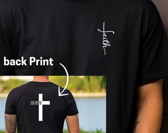 Camiseta Jesús te ama, camiseta cristiana, camiseta religiosa, ropa cristiana, regalos cristianos, Jesús, cumpleaños, estampado en la espalda