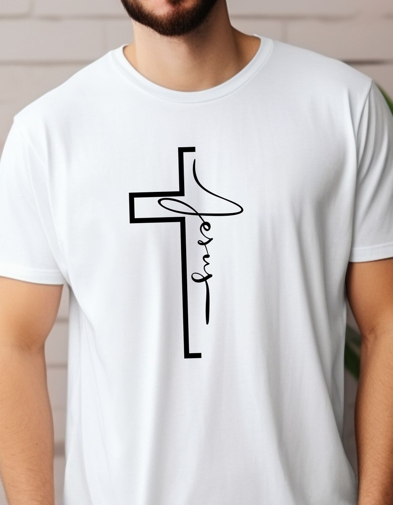 Jesus T Shirt, Christliches T shirt, Christliche Kleidung, Christliche Geschenke, Geburtstag, religiöse kleidung, religiöse geschenke, Bild 2