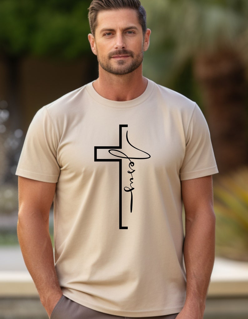 Jesus T Shirt, Christliches T shirt, Christliche Kleidung, Christliche Geschenke, Geburtstag, religiöse kleidung, religiöse geschenke, Natural