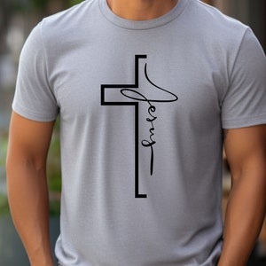 Jesus T Shirt, Christliches T shirt, Christliche Kleidung, Christliche Geschenke, Geburtstag, religiöse kleidung, religiöse geschenke, Bild 9