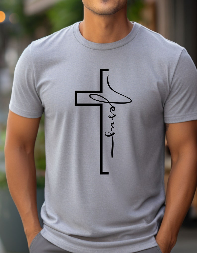 Jesus T Shirt, Christliches T shirt, Christliche Kleidung, Christliche Geschenke, Geburtstag, religiöse kleidung, religiöse geschenke, Bild 8