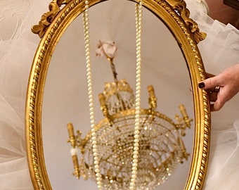 Specchio vintage oro stile barocco