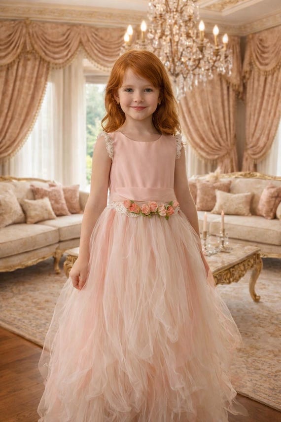 Atelier's Unique Edition: Blush Pink Tulle Princess Dress