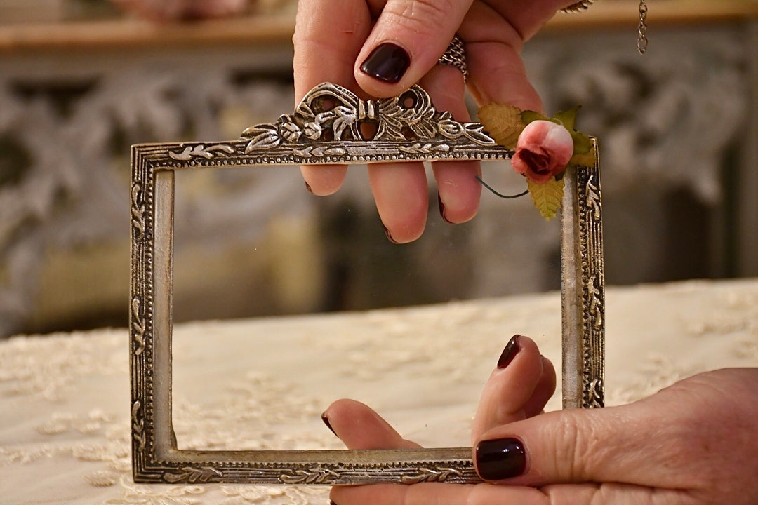 英国製　シェフィールド　銀製フォトフレーム　アンティーク 英国製 シェフィールド 銀製フォトフレーム アンティーク