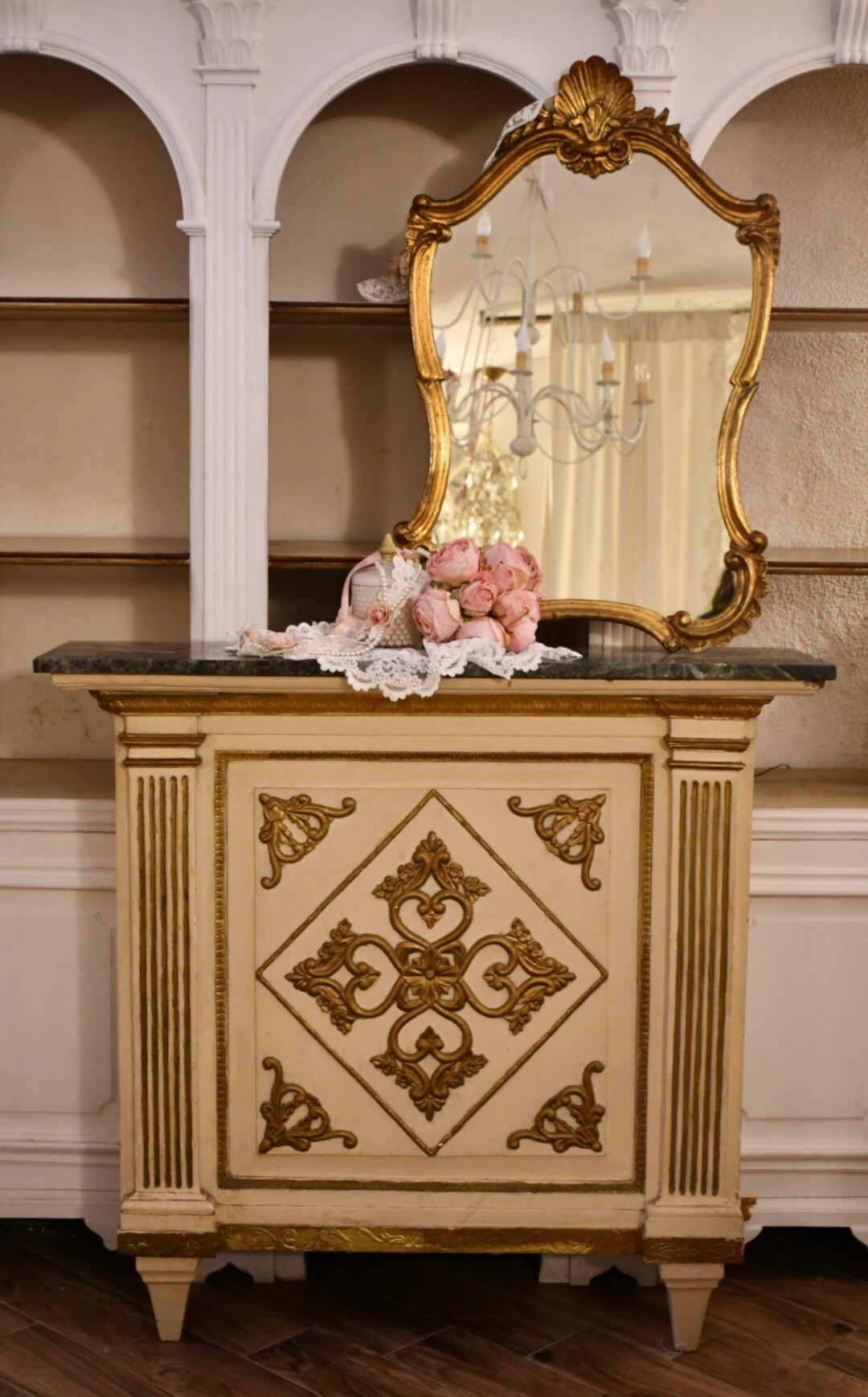 Ancient Console With Louis Philippe Marble - Etsy