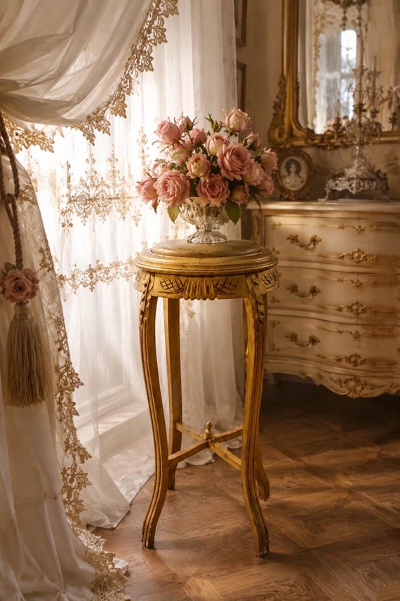 Gold “Baroque” Coffee Table