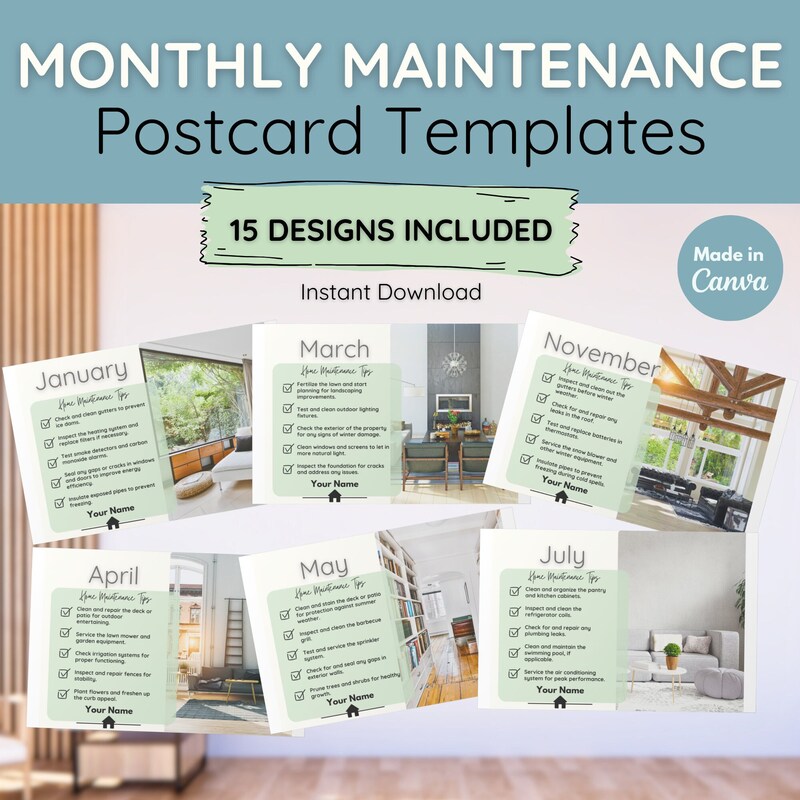 Realtor Postcards Etsy