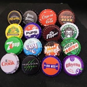 Furry Soda Pun 32mm Bottle Cap Badges