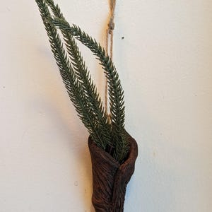 Bud Vase - Wall Decor - Small Hanging Vase
