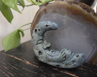 Chubby Moon Shelf Sitter — Strange Home Décor