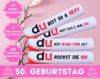 50th birthday, Duplo templates, 50 DIY, download 101 wrappers, 50th birthday gift, 50th birthday present, personalized 50th birthday
