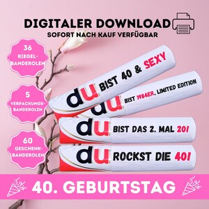 40 cumpleaños, plantillas Duplo, 40 cumpleaños, descargar 101 banderolas, regalo de cumpleaños 40, regalo de cumpleaños 40, 40 cumpleaños, personalizado