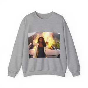 Angela Bassett Unisex Heavy Blend™ Crewneck Sweatshirt