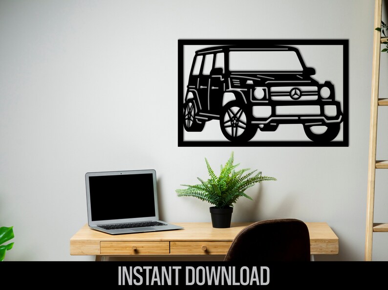 SUV Truck Art Dxf, Svg, Pdf, Ai, Cdr File, Laser Cut File, Cnc Router