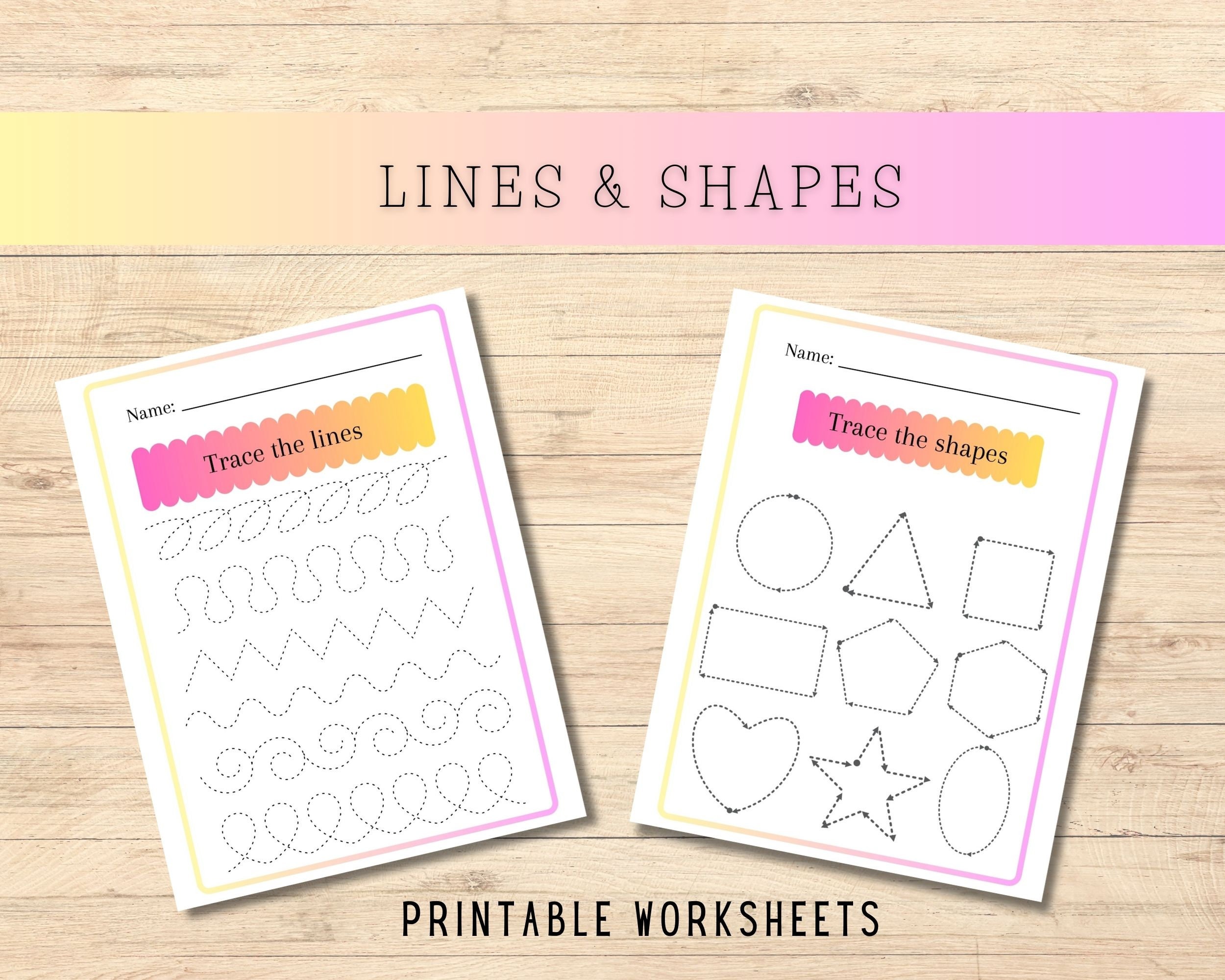 Preschool Tracing Worksheets, Printable Worksheets, Alphabet Tracing ...